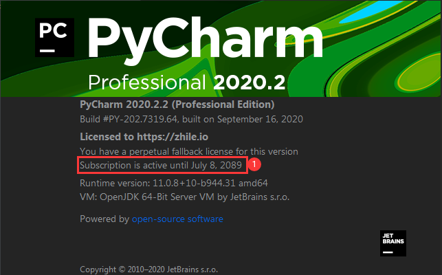 pycharm激活码免费分享适用最新pycharm2020.2.3永久激活