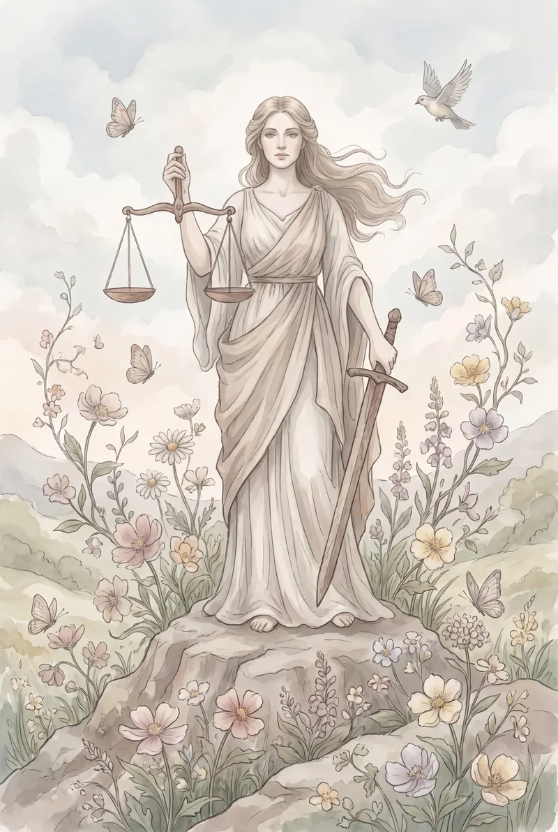 正义（Justice）韦特体系艺术插画