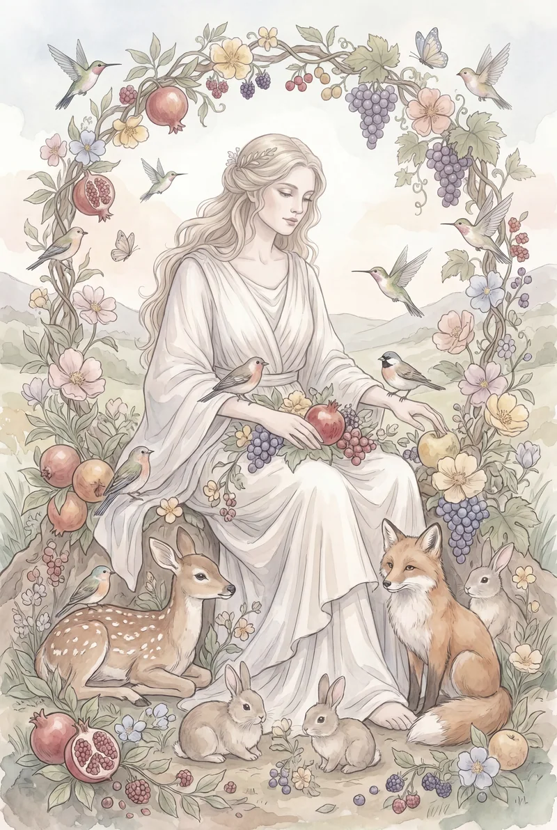 皇后（The Empress）韦特体系艺术插画