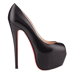 Photograph of a Christian Louboutin shoe