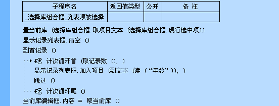 易语言关于数据库“置当前库”命令用法