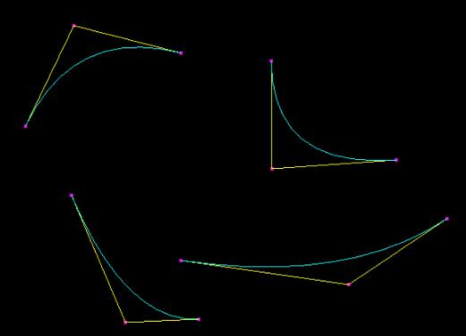 使用OpenGL绘制Bezier曲线