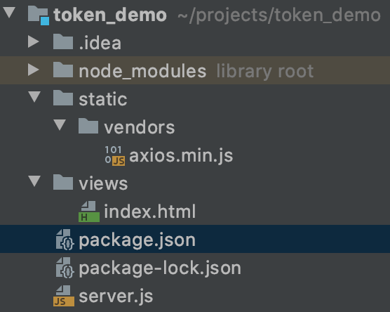 详解Node.js使用token进行认证的简单示例