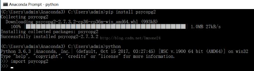 解决pip install psycopg2出错问题