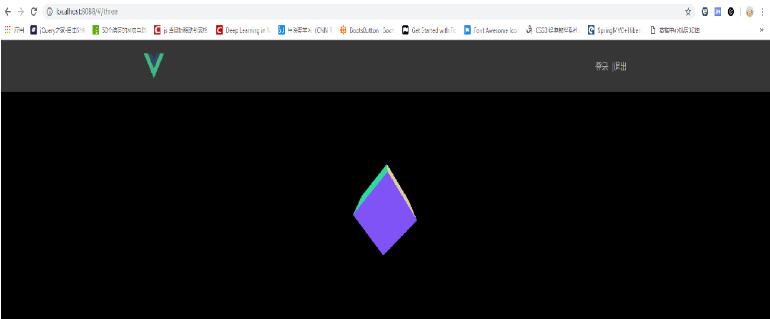 vue页面引入three.js实现3d动画场景操作