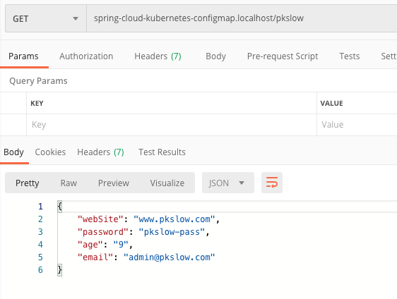 Springboot整合Spring Cloud Kubernetes读取ConfigMap支持自动刷新配置的教程