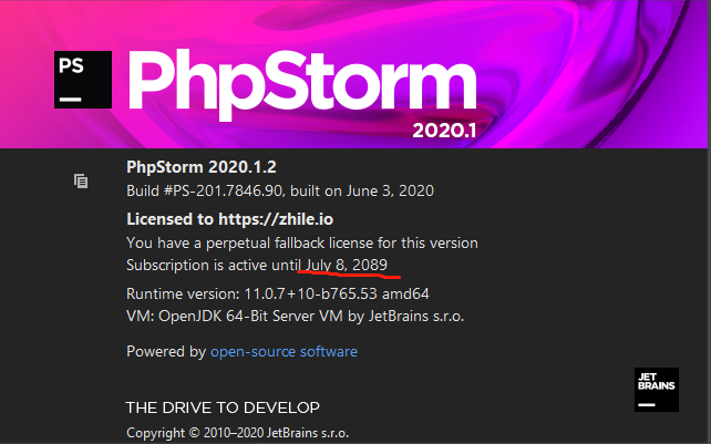 phpstorm2020最新破解方法(2020年7月仍可用)