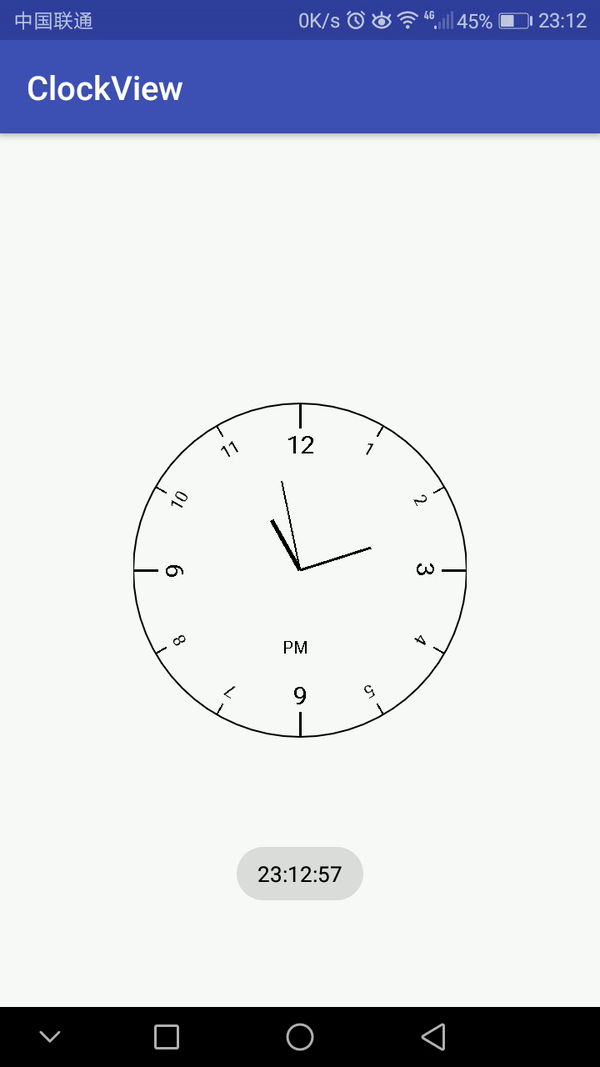 Android绘制钟表的方法