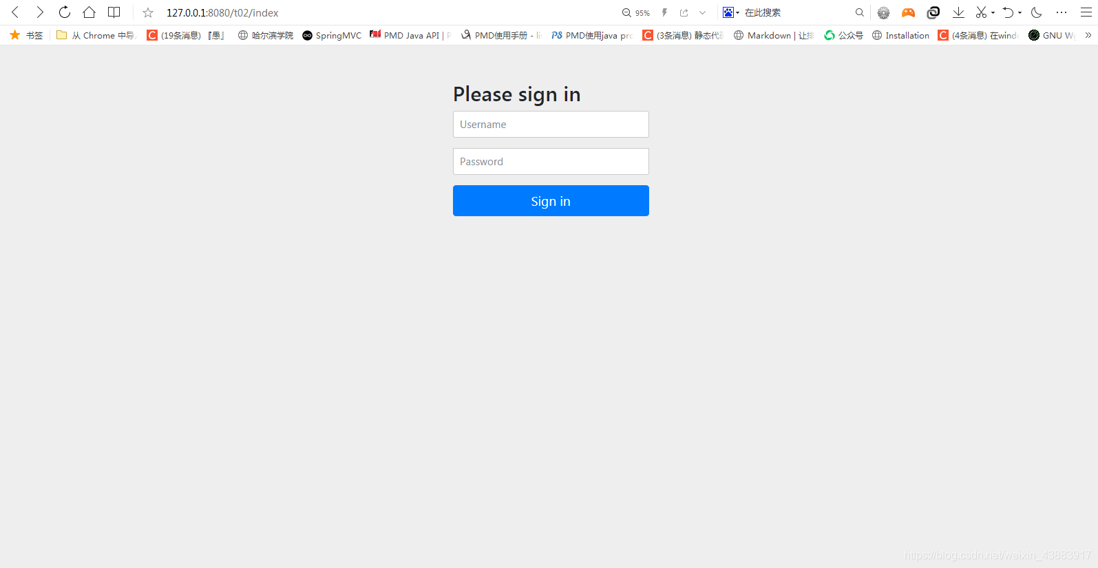 解决SpringBoot项目启动后网页显示Please sign in的问题