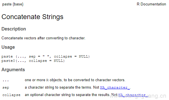 R语言拼接字符串_paste的用法说明