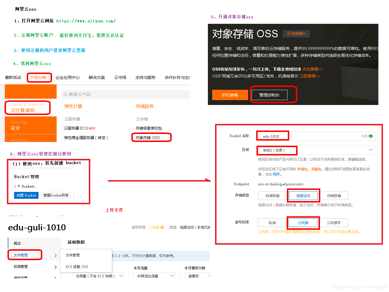 Springboot集成阿里云OSS上传文件系统教程