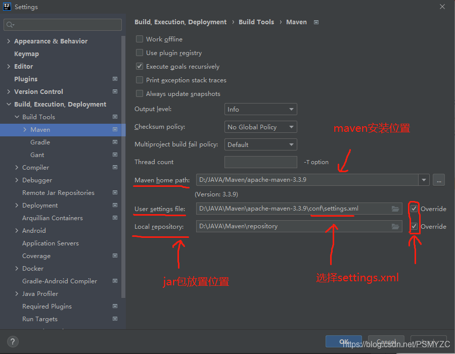 maven settings
