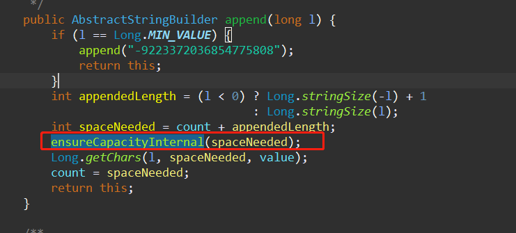 StringBuilder.append StringBuilder.append